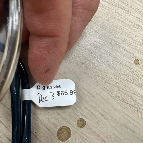 Silhouette Clear Round Glasses - Picture 2 of 3